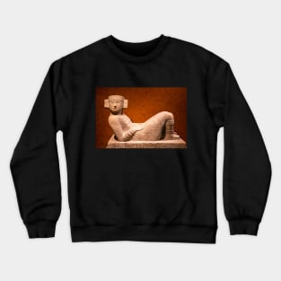 Mexico. Mexico City. National Museum of Anthropology. Chac-Mool. Crewneck Sweatshirt